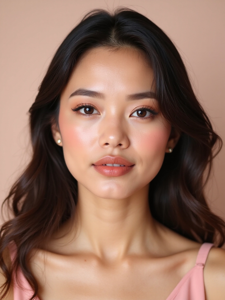 romantic soft pink makeup