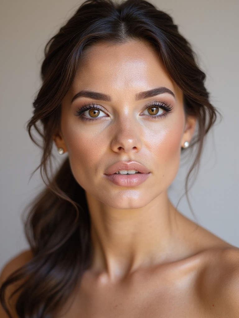 romantic taupe mocha makeup