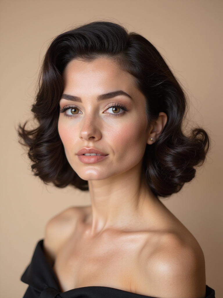romantic vintage hairstyle details