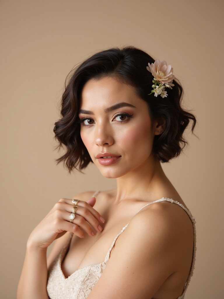 romantic waves with clips