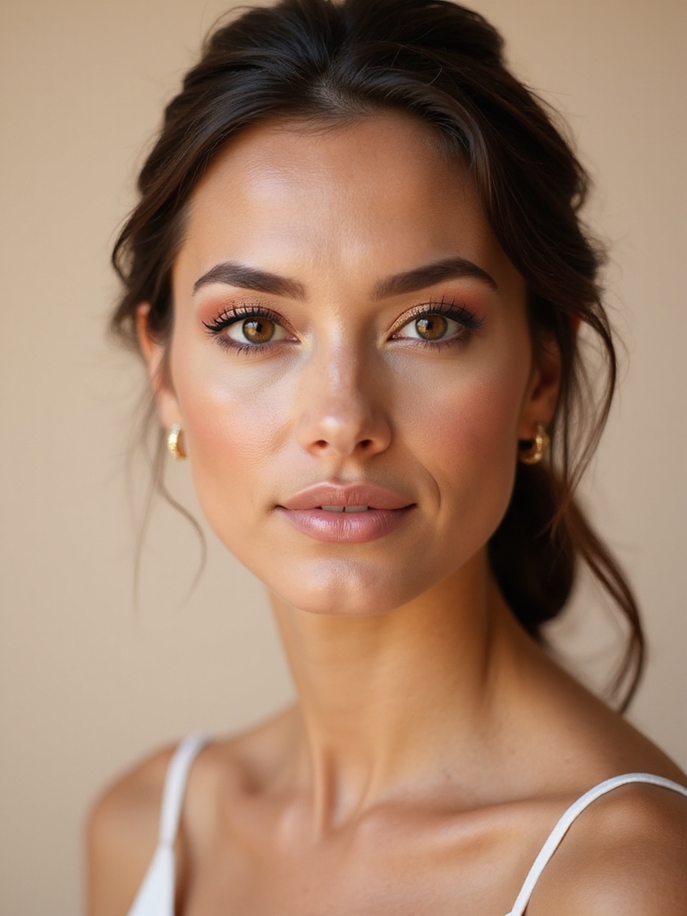 rose gold bridal eyeshadow