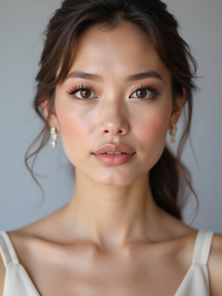 rose gold romantic eye makeup