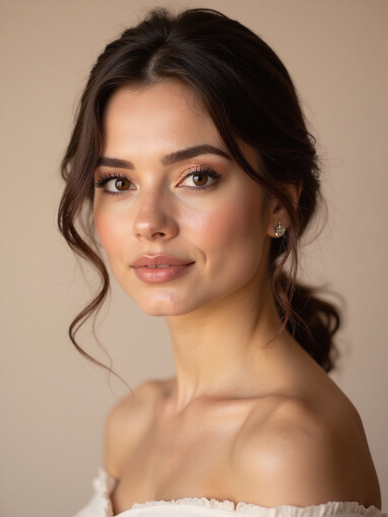 rose gold shimmer for bridesmaids