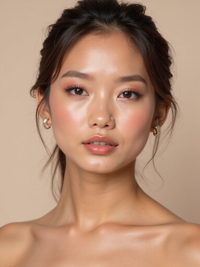 rosy cheeks enhance radiance