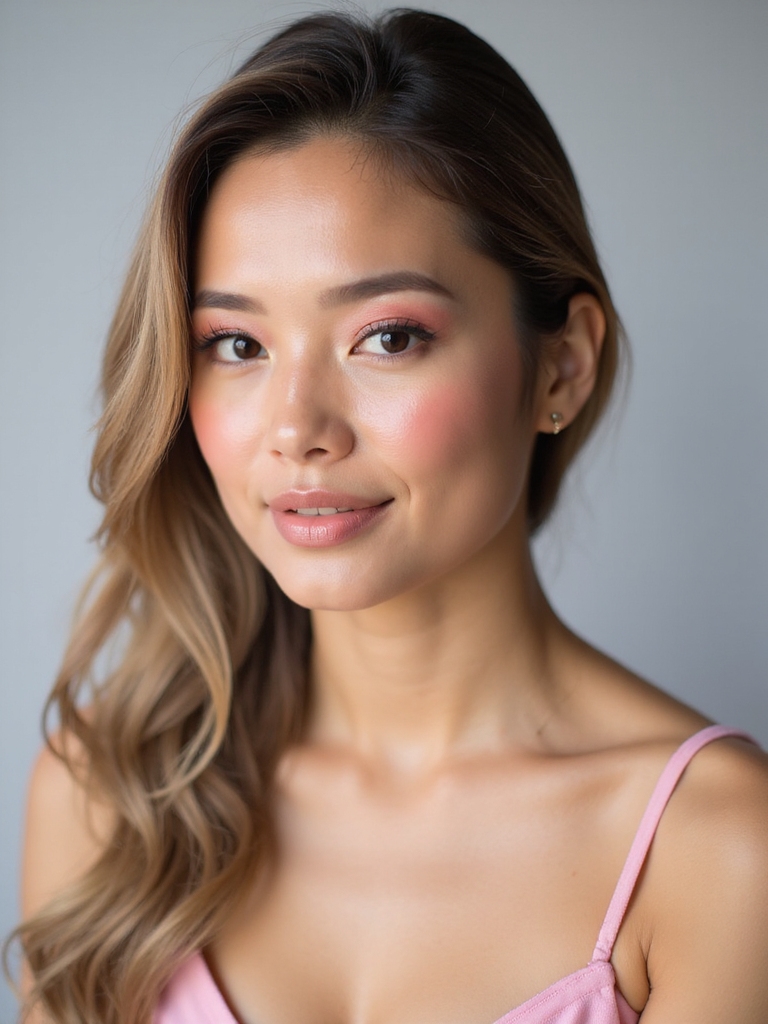 rosy pink blush radiance