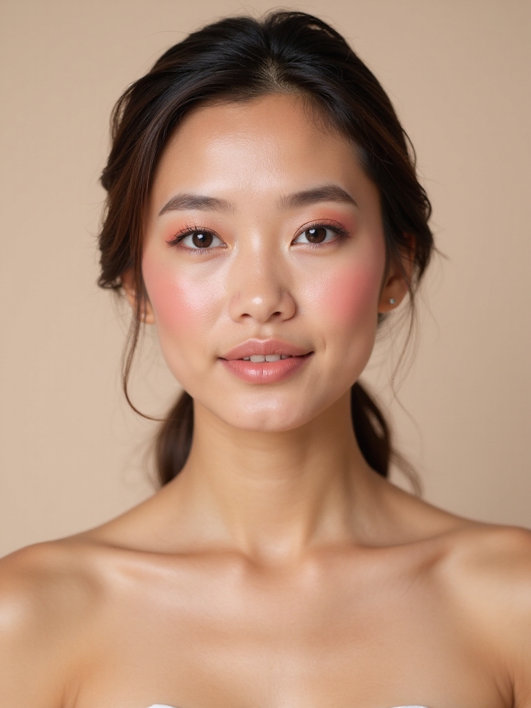 rosy pink bridal blushes
