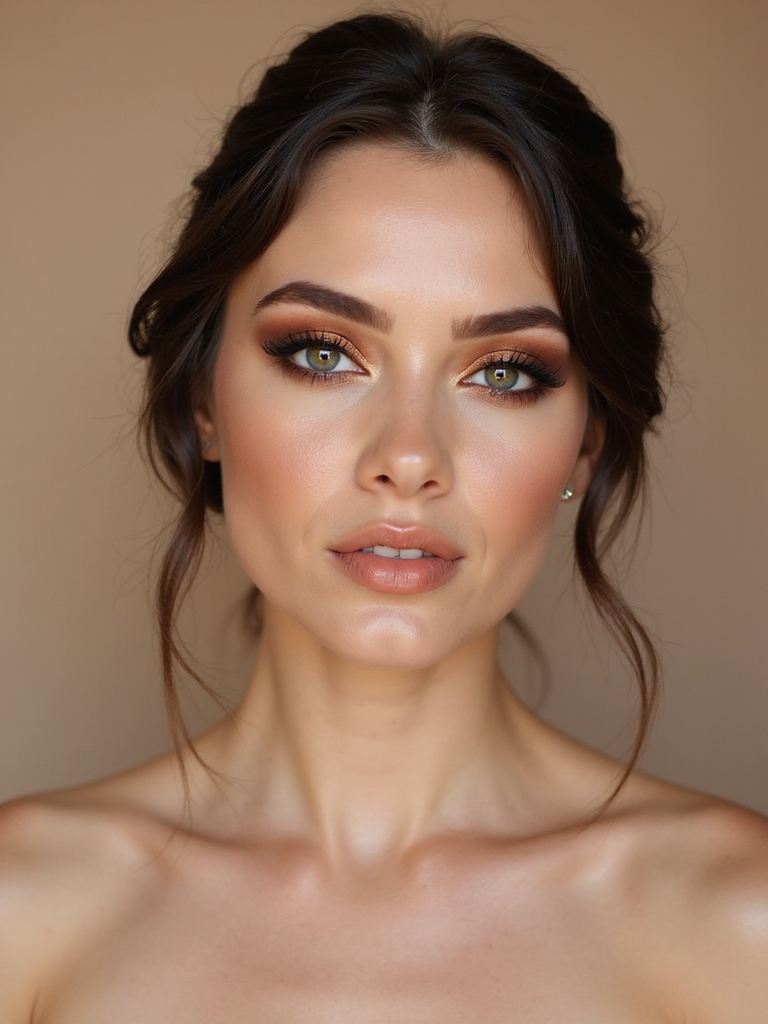 rustic bronze copper eyeshadow