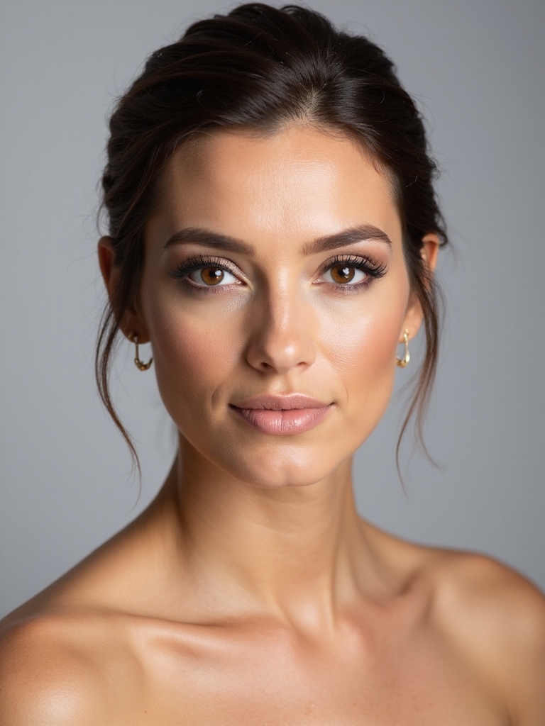 sculpted contours for bridesmaids