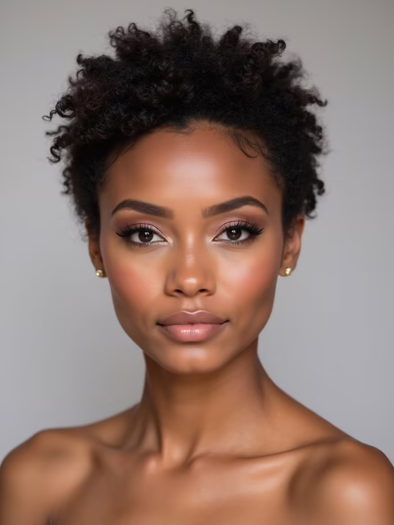 short curls wedding routine