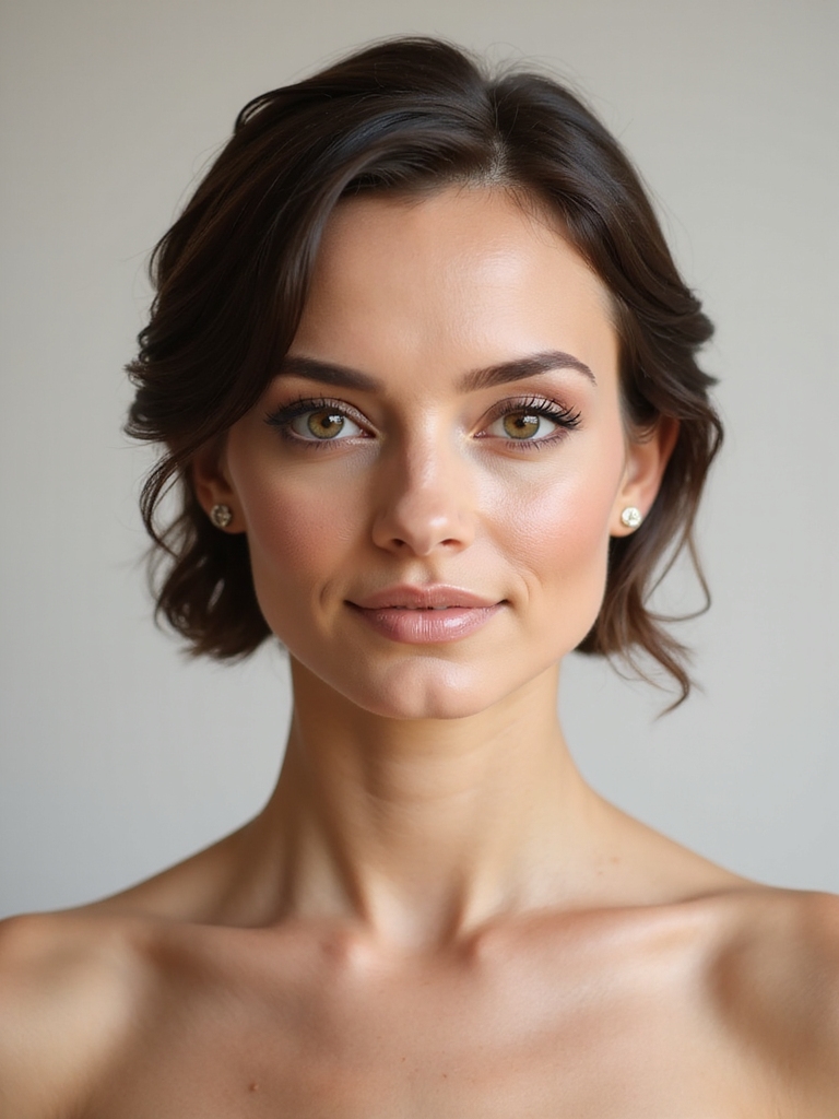 short hair half up styles