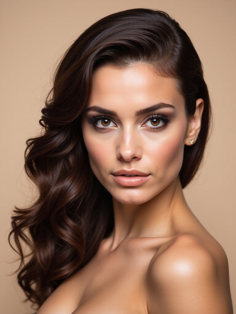 side swept half bun elegance