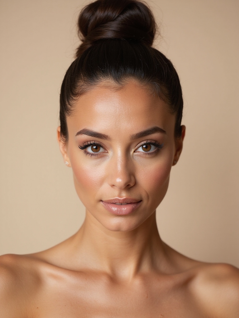 sleek ballerina bun tutorial