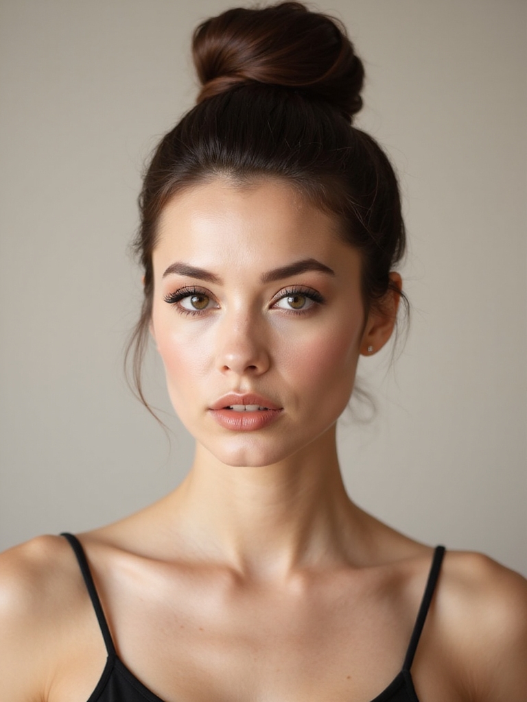 sleek elegant secure hairstyle