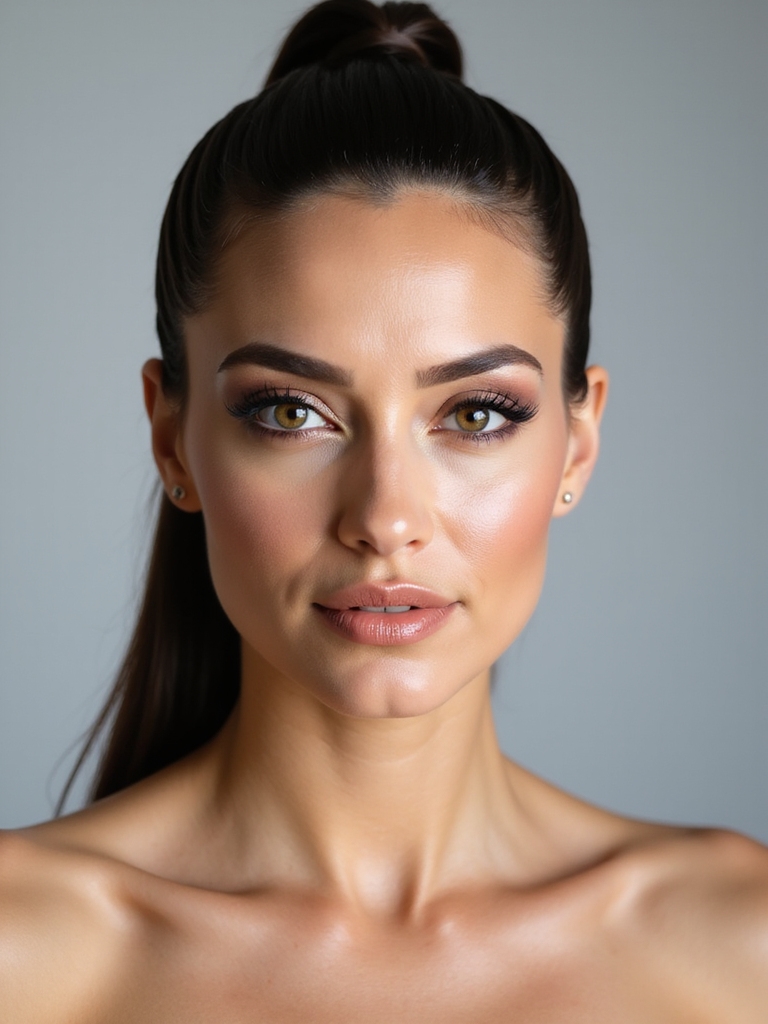 sleek high ponytail elegance