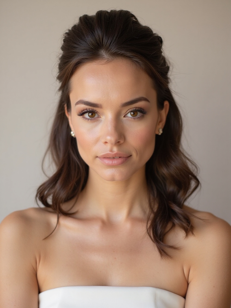 sleek modern wedding hairstyles