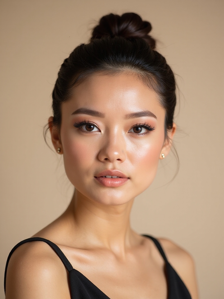 sleek polished elegant bun