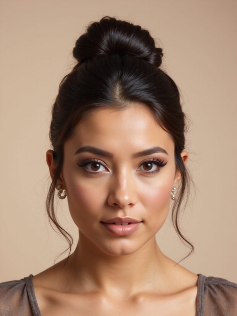 sleek urban wedding hairstyle
