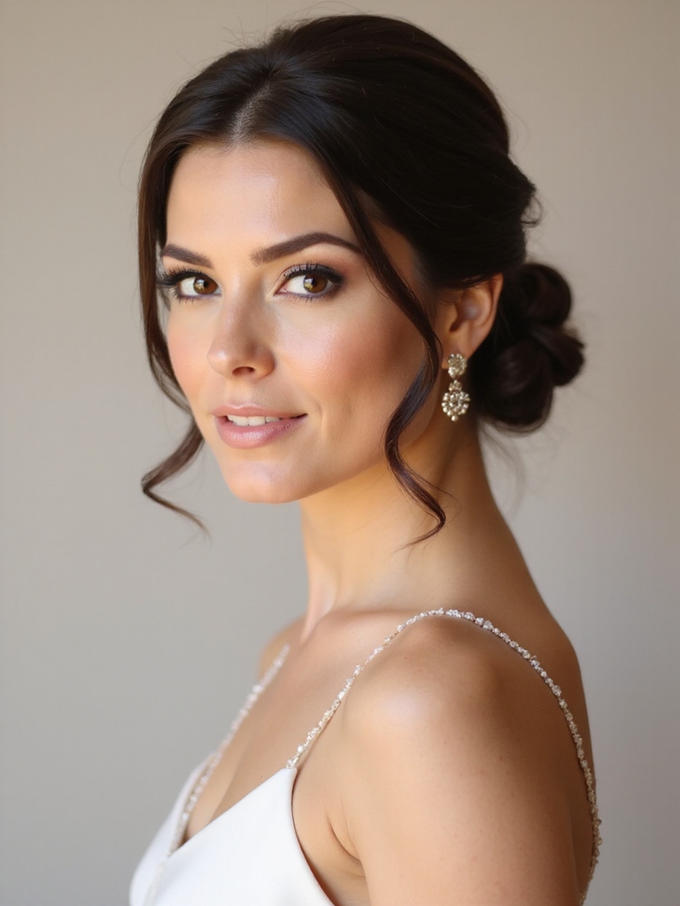slicked back low bun tutorial