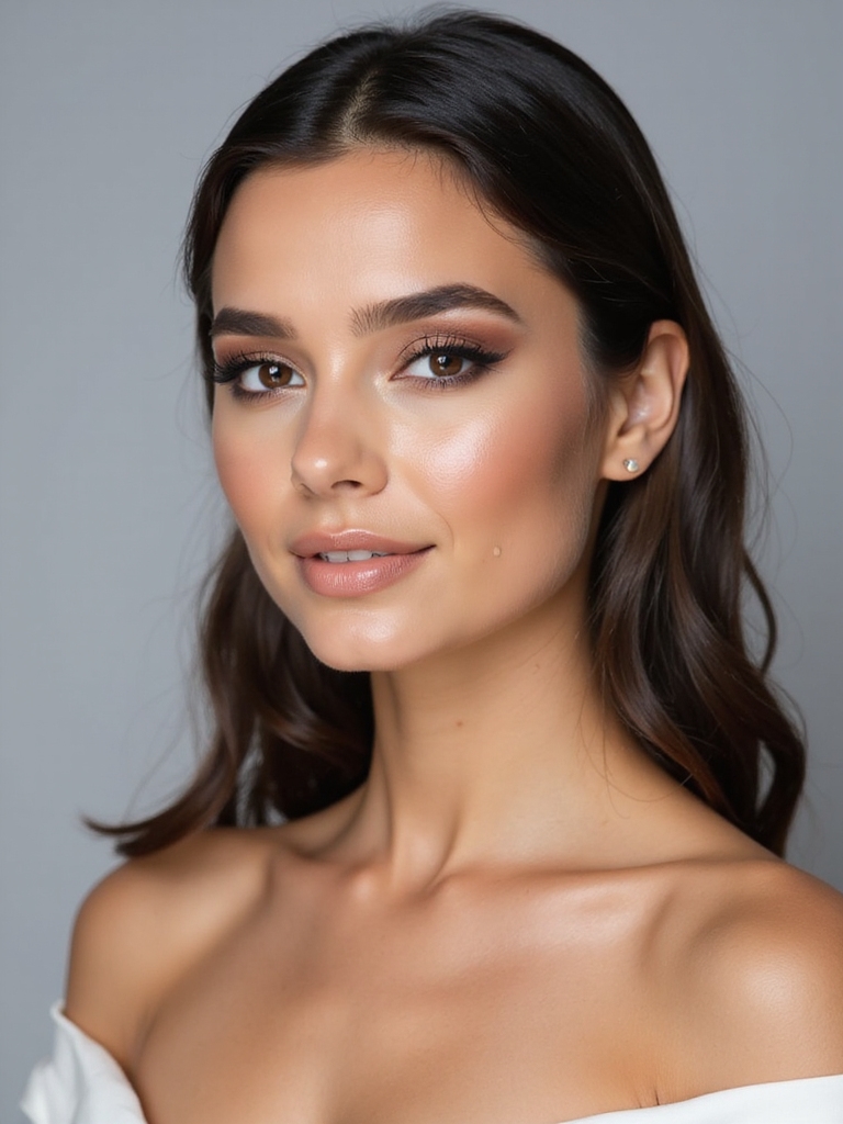 smoky eyes for brown elegance