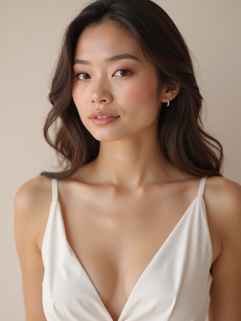 soft blended cream blush