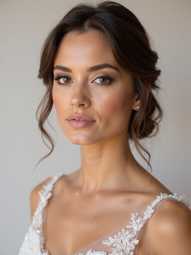 soft blush loose waves