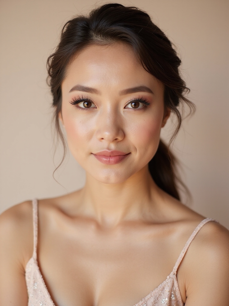 soft blush shades enhance radiance