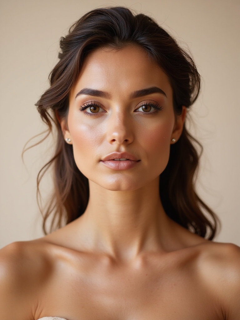 soft bronze contour technique