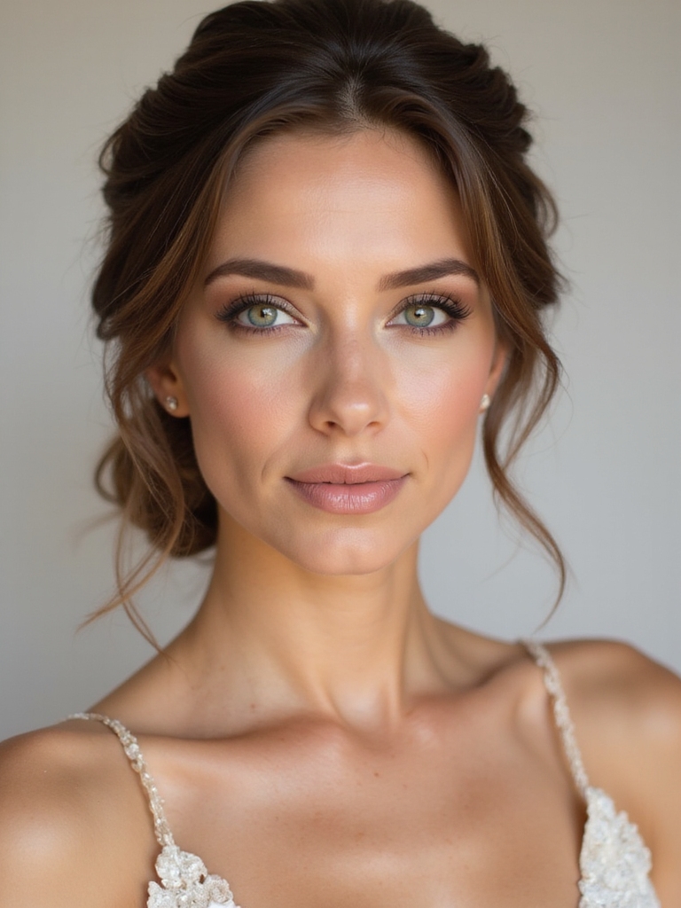 soft brown smoky elegance