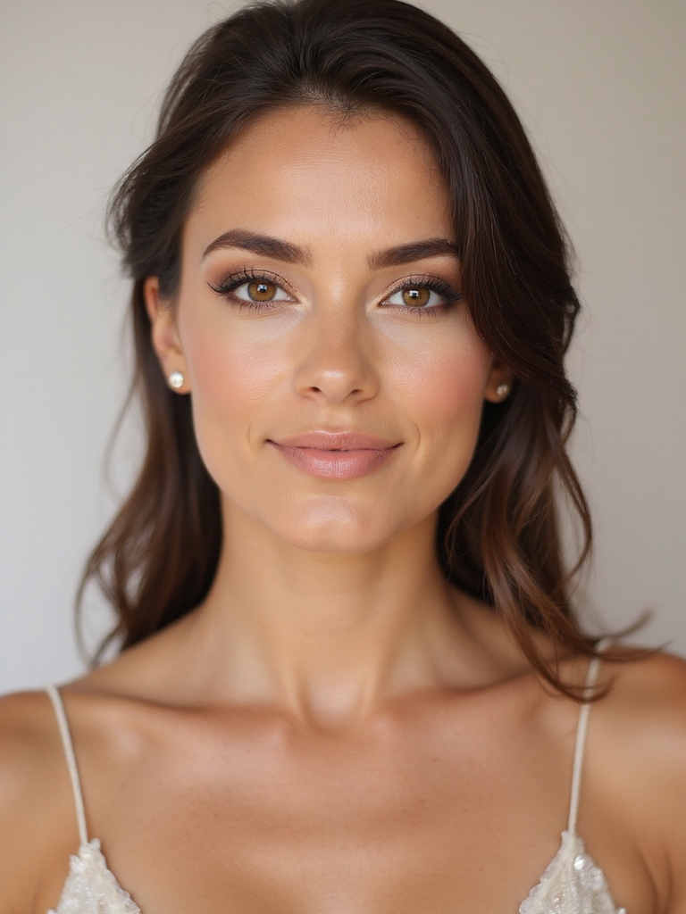 soft champagne eyeshadow elegance
