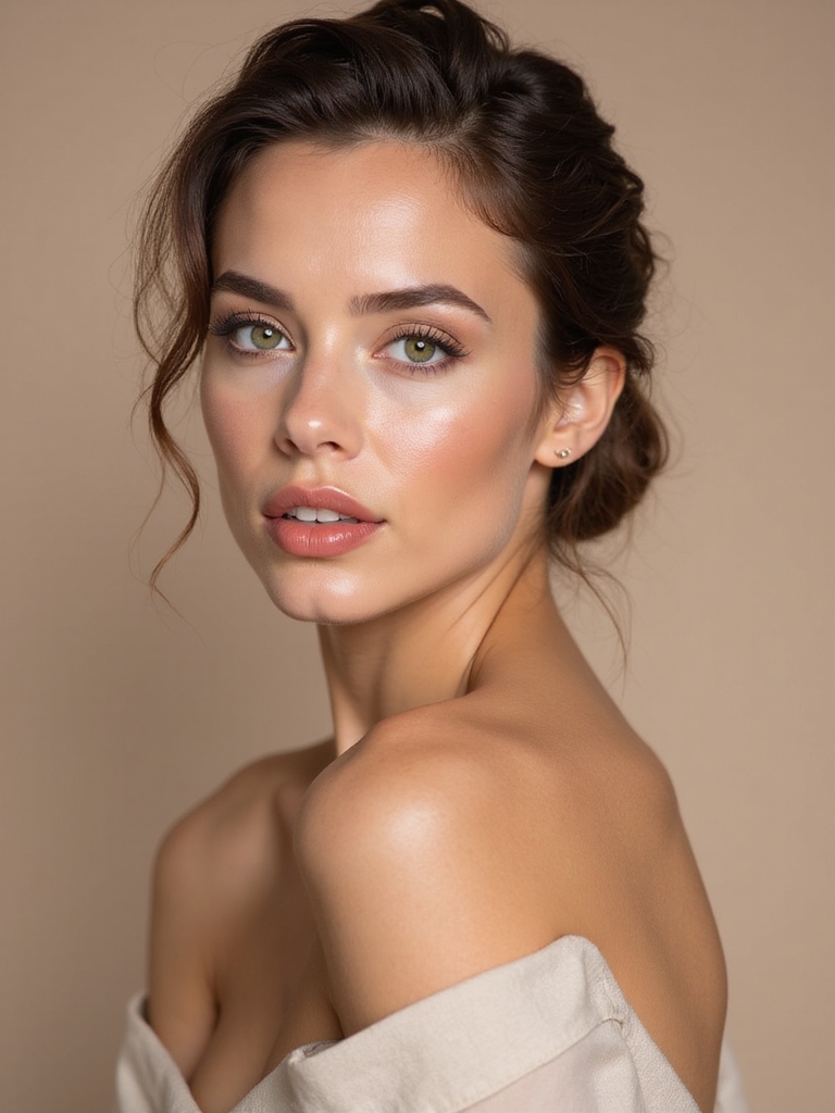 soft earth tone makeup