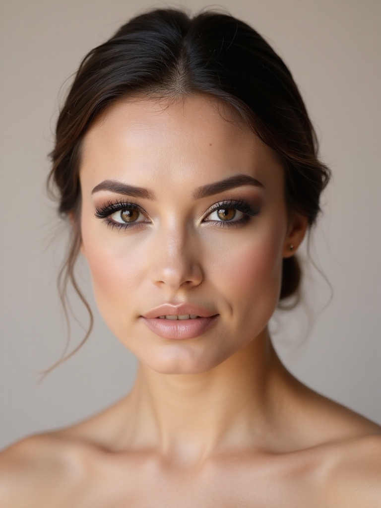 soft elegant bridal eyes