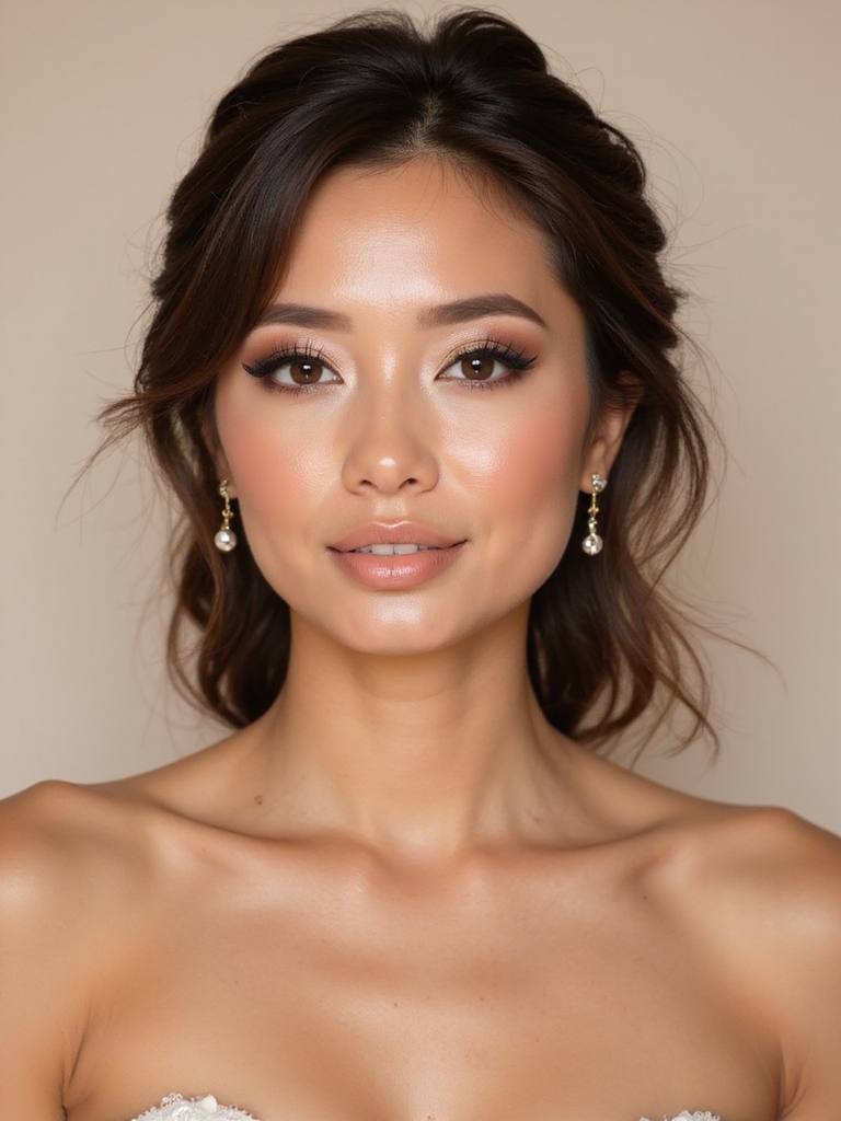 soft glam bridal eyeliner styles