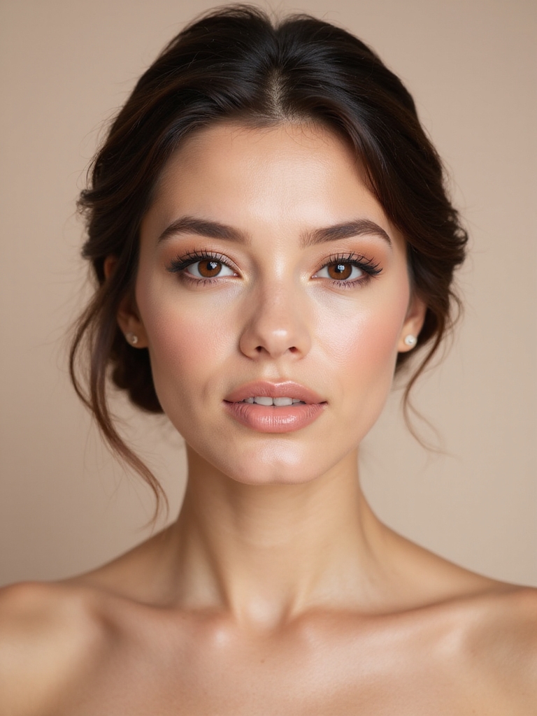 soft glam for brown eyes
