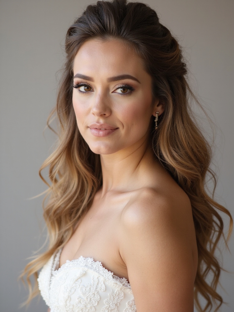 soft loose face framing curls