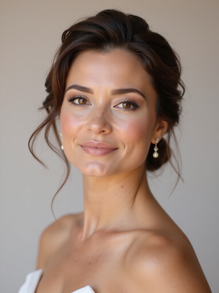 soft natural bridal makeup
