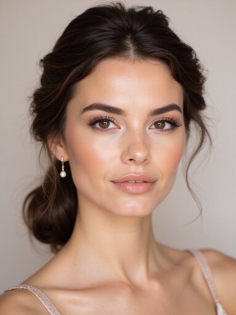 soft neutral bridal eyeshadow