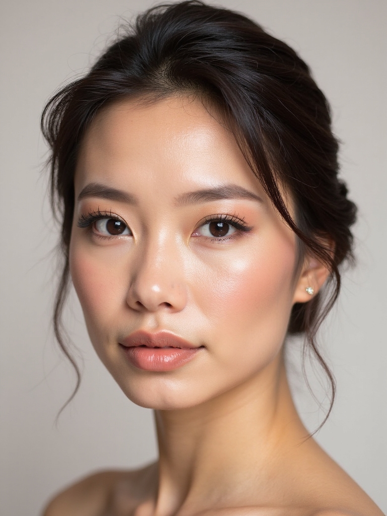 soft neutral bridal makeup