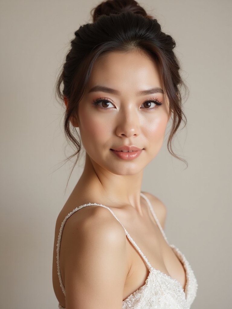soft neutral bridesmaid makeup