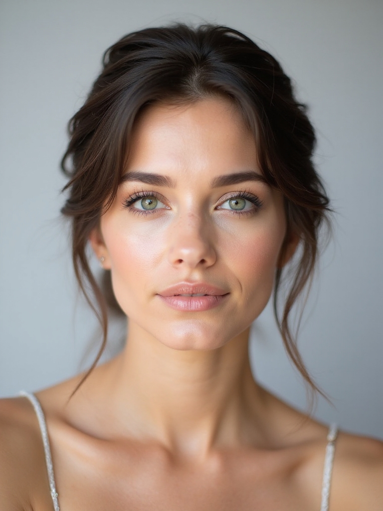soft neutrals for green eyes