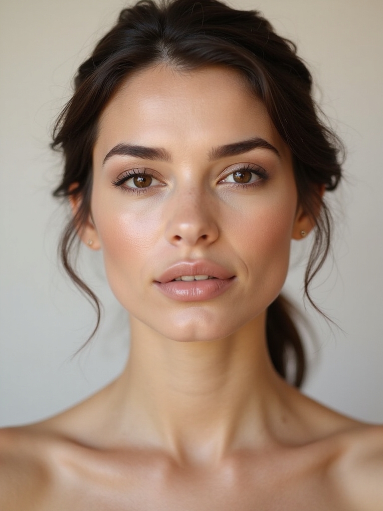 soft nude bridal makeup