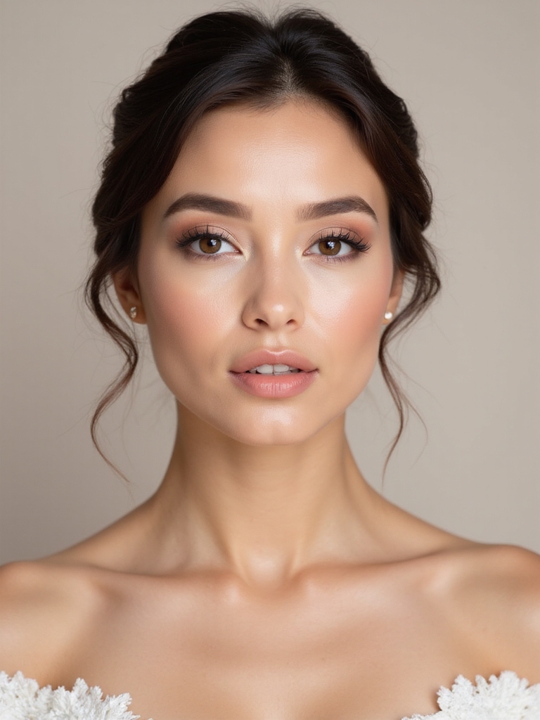 soft pastel bridal makeup