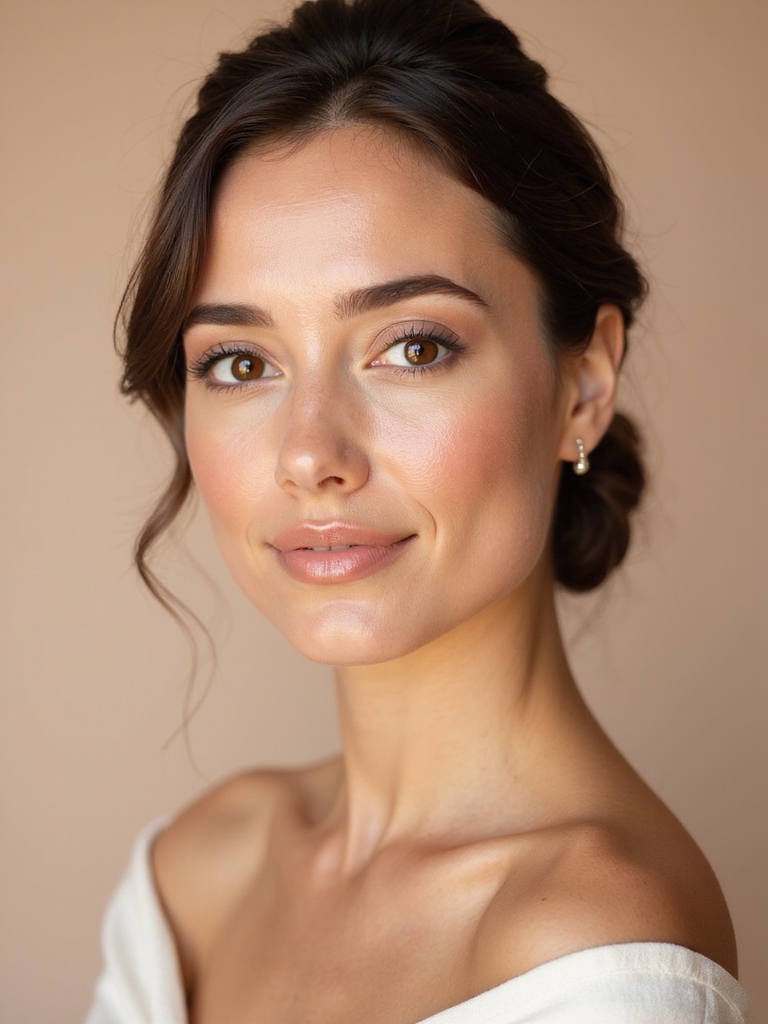 soft peach eye makeup