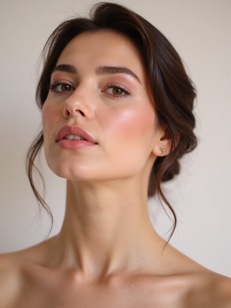 soft pink bridal glow