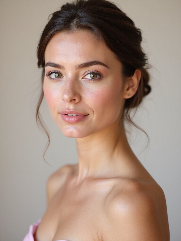soft pink bridesmaid glow