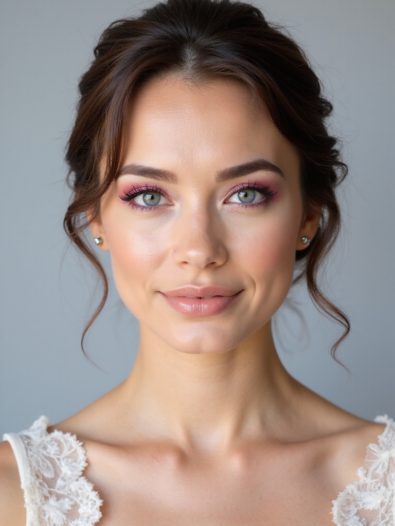 soft pink eyeshadow technique