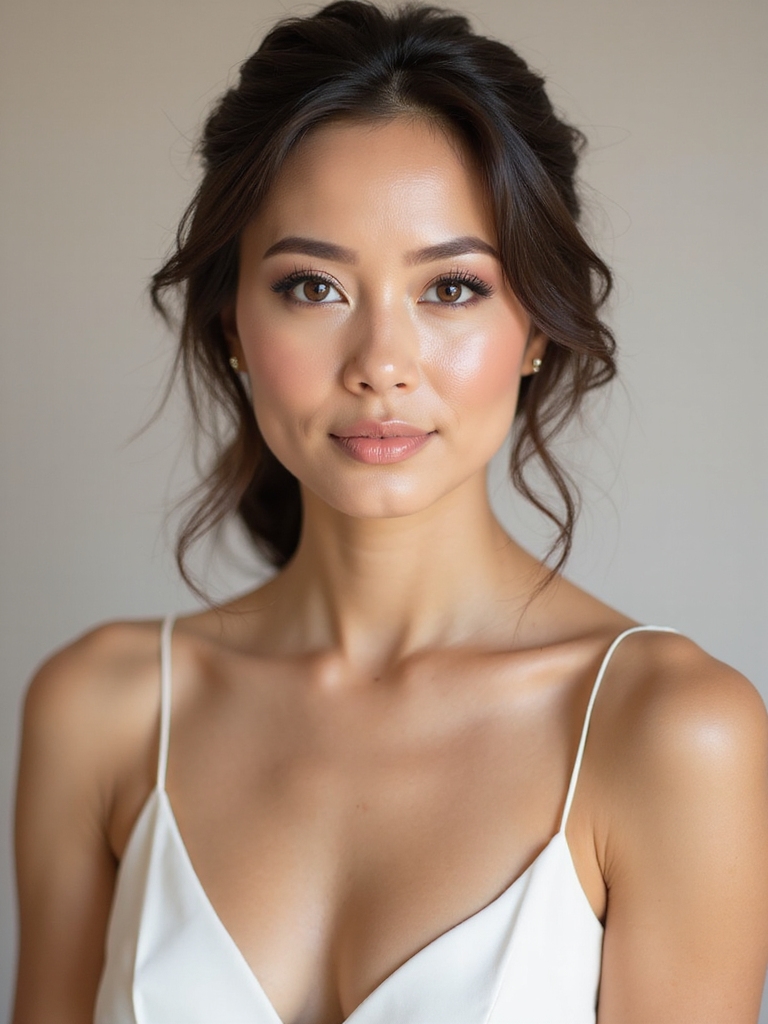 soft radiant bridal contouring