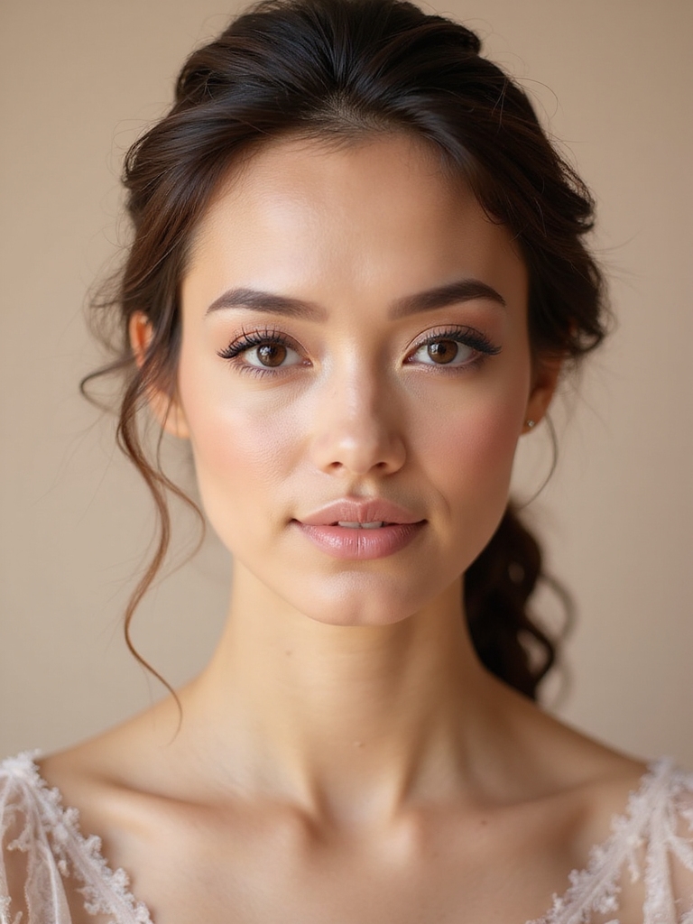 soft romantic bridal eyes