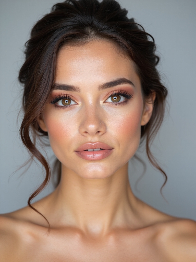soft romantic bridal makeup