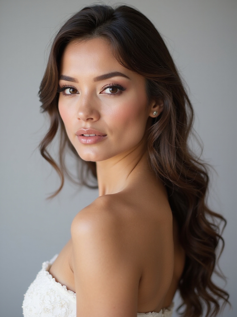 soft romantic bridal makeup