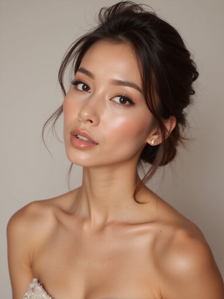 soft romantic bridal makeup